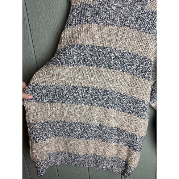 Vintage Jersild Marled Stripe Sweater – XL Tall – Chunky Knit – Made in USA - Picture 4 of 6
